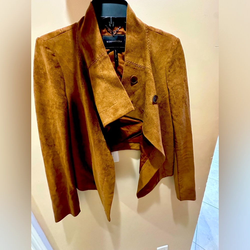 Women’s brown suede jacket size small